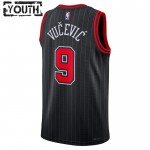 Chicago Bulls Trikot Nikola Vucevic 9 Jordan 2022-23 Statement Edition Schwarz Swingman - Kinder